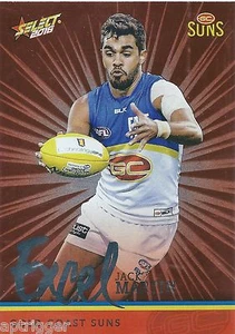 2016 Select Footy Stars Excel Parallel (EP94) Jack MARTIN Gold Coast - Picture 1 of 1