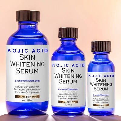 KOJIC ACID Skin Whitening Lightening Face Brightening Serum Dark Spot Cream - Image 1 of 4