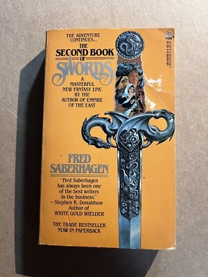 THE SECOND BOOK OF SWORDS by Fred Saberhagen 1985 Tor paperback FANTASY Foto 1 de 4