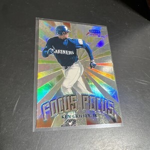 🔥2000 Fleer Focus Ken Griffey Jr Focus Pocus #8FP Mariners MLB 🔥1209