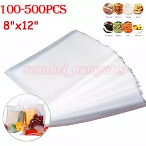 100-500PCS Vacuum Sealer Bags 8x12inch Food Saver Storage Package! Best - Picture 1 of 17