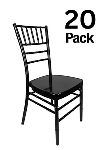 Aluminum Chiavari Chair by Chivari, Wedding, Event, 20 Chair Bundle - Picture 1 of 24