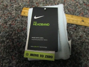 Nike Dri Fit baby Blue Headband Sweatband Unisex Adults NEW Tags move to zero - Picture 1 of 3