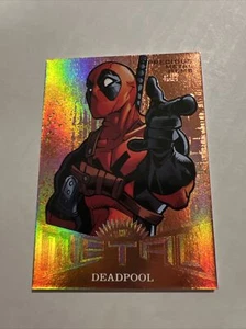 2017 Fleer Ultra Spider-Man Metal BRONZE PMG MM12 DEADPOOL 160/199 Insert💥💥💥* - Bild 1 von 4