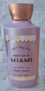 Bath & Body Works Meet Me In Miami 10 OUnce Body Wash Full Size New - Imagen 1 de 2