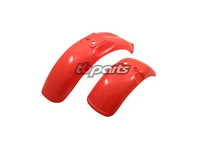 JUEGO GUARDABARROS DELANTERO TRASERO HONDA Z50R ROJO FLEXIBLE 1979 - 1987 Z50 TBW1079 Foto 1 de 4