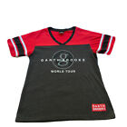 Garth Brooks World Tour T Shirt Womens Size L Short Sleeve V Neck Country Music