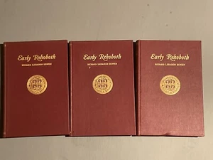 EARLY REHOBOTH-VOL 1,2,3 BY RICHARD LEBARON BOWEN-1948-RARE HARDCOVER BOOKS - Picture 1 of 4