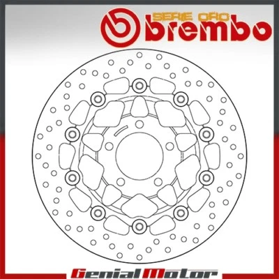 Brake Disc Floating Brembo Oro Front Suzuki Gsf Bandit 600 1995 > 2004 - Imagem 1 de 2