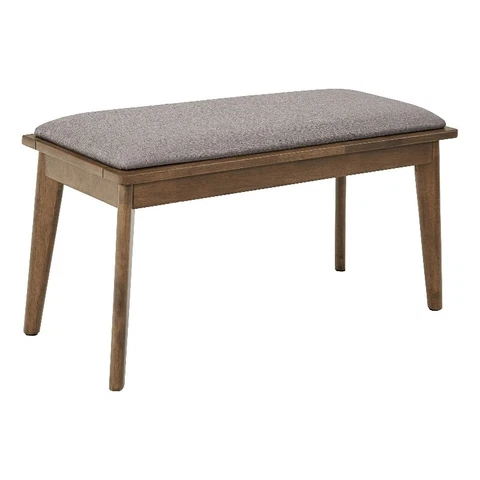Progressive Furniture Arcade Wood Dining Bench in Walnut Brown Cover