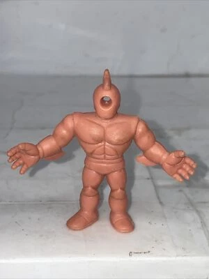 M.U.S.C.L.E. Mattel Muscle Men Lucha Carne Figura #224 Nuevo Agujero Negro Mohawk Foto 1 de 2