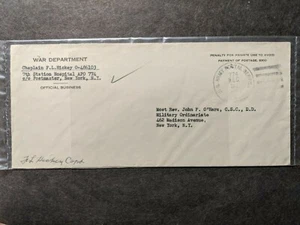 APO 774 ORAN, ALGERIA 1943 Censored Official WWII Army Cover 7th HOSPITAL - Picture 1 of 2