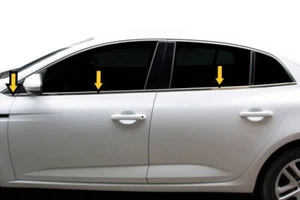 Garniture de cadre chromé vitre latérale pour Renault Megane 4 Berline - Photo 1/1
