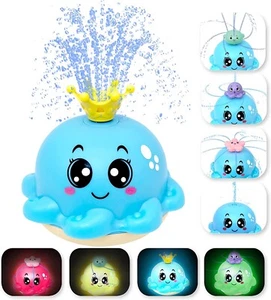 Baby Bath Toy With 4 Water Spray Modes,ToyoFun,Light Up Octopus Tub Toys for Tod - Picture 1 of 8