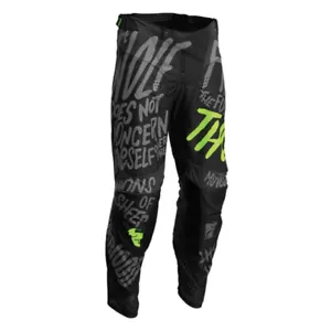Thor Pulse Counting Sheep Gray and Green MX Off Road Pants Men's Sizes - Picture 1 of 2