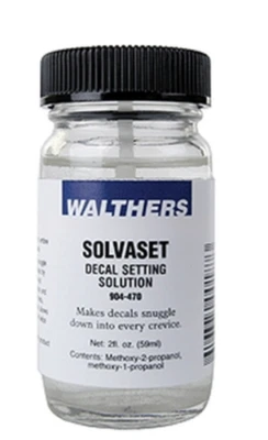 Walthers Solvaset Decal Setting Solution 2oz Bottle #904-470 - Image 1 of 2