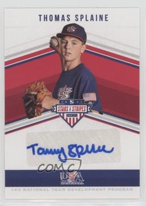 2018 Panini USA Baseball Stars & Stripes /178 Thomas Splaine #14NT-TS Auto