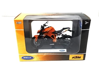 Moto KTM 1290 Super Duke R Arancione Orange Welly 1:18 Nuovo 1/18 - Immagine 1 di 4