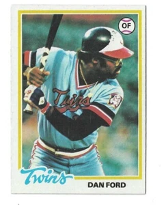 Dan Ford baseball card 1978 Minnesota Twins Topps #275 Vtg No Creases Ex+ - Picture 1 of 2