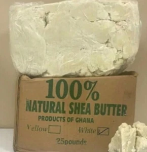 10LB!! RAW AUTHENTIC NATURAL SHEA BUTTER FROM GHANA 100% PURE SALE!! - Picture 1 of 8