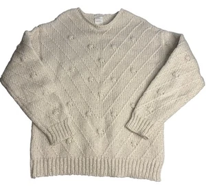 Zara Sweater Girls 13 14 Years White Fancy Winter Collection Knitwear - Picture 1 of 3