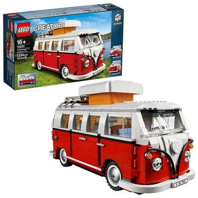 LEGO CREATOR Volkswagen T1 Camper Van 10220 100% - Caja Instrucciones + Juego de luces! Foto 1 de 4