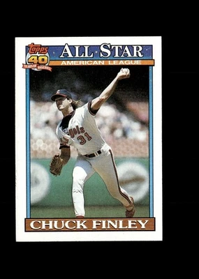1991 Topps - All-Star Chuck Finley #395 - Image 1 of 2
