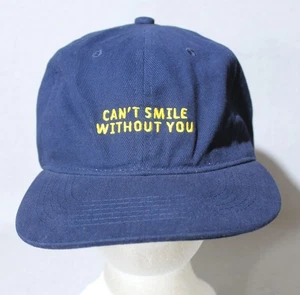 Talisman & Co Cappellini Non Can't Smile Without You Cappello Blu Snapback Taglia Unica - Foto 1 di 7