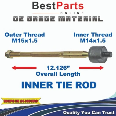 Extremo interior de la barra de amarre de la dirección para Toyota Tacoma 2005-2014 tracción trasera excepto pre-corredor Foto 1 de 4