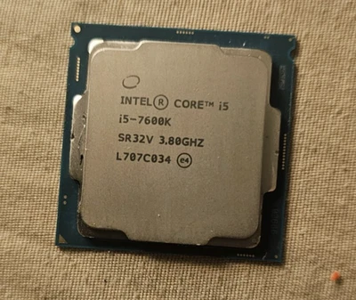 Intel Core i5-7600K 3,8 GHz 6M SR32V Skt. Procesador de escritorio FCLGA1151 CPU Foto 1 de 2