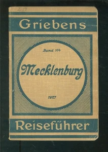 Griebens Reiseführer Mecklenburg 1927 F008A+ - Bild 1 von 4