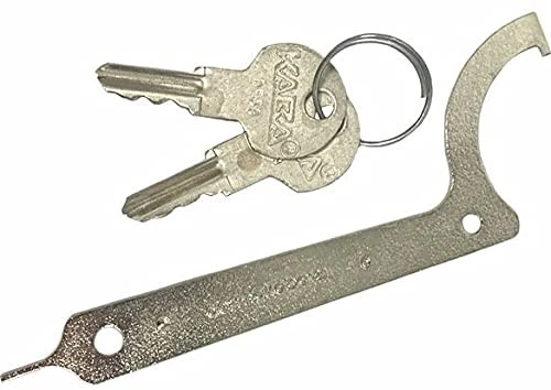 Simplex 201278 000 01 Installation Wrench And Df 59 Key For Locks - Image 1 of 1