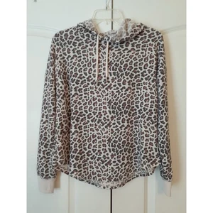 Victoria's Secret Thermo Hoodie Leopard Animal Print Waffel Gr. XS - Bild 1 von 4