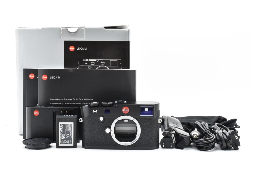 🎦【N Estado perfeito na caixa】Leica M Typ240 corpo da câmera telêmetro digital preto do Japão - Imagem 1 de 4