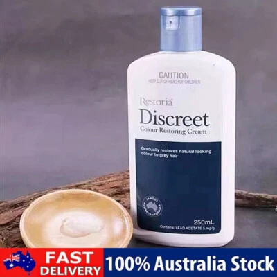 Restoria Discreet Grey Hair Color Restoring Cream Treatment Unisex - 250ml Hot - image 1 of 4