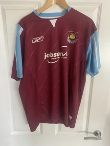 Official West Ham Football Shirt Jersey 2005- 2007 Adults Large Jobserve - Picture 1 of 14