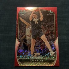 Zach Edey 1st Bowman Chrome Red /10 (Read) 