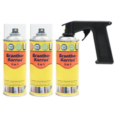 Brantho Korrux 3in1 Rostschutzfarbe Spraydose Sprühdose 3x400 ml RAL Farbauswahl - Bild 1 von 4