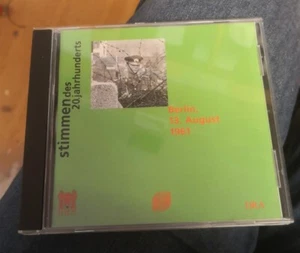Stimmen des 20. Jahrhunderts. Berlin,13. August 1961 - Bild 1 von 4