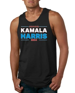Camiseta sin mangas Kamala Harris for President 2024 campaña elección de Estados Unidos para hombre - Imagen 1 de 7