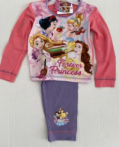 Disney Princesses Pyjamas, Tangled,Beauty &the Beast, Girls Size 2-3 Years BNWT - Picture 1 of 4