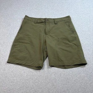 Tentree Chino Shorts Men 34 Olive Green Sustainable Ethical Hike Outdoors READ - Picture 1 of 10
