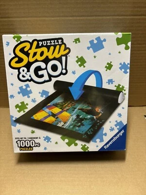 Ravensburger Puzzle Stow & Go Storage System Roll Up Mat 39x22 in / 1000 Pcs New - Image 1 of 2