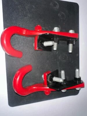 JEEP WRANGLER 14-18 PLACA ROSCADA Y GANCHOS DE REMOLQUE Foto 1 de 4