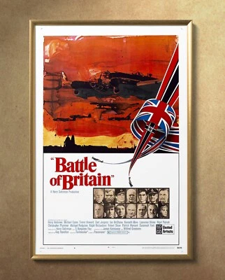 Battle of Britain Michael Caine 1969 Movie Poster 24"x36" Glossy Unframed 6904 - Image 1 of 3