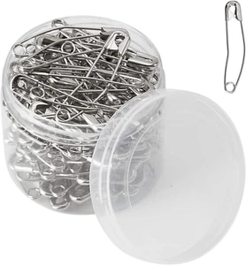 Quilting Curved Safety Pins for Quick Basting, Size 3, 100 Count - Picture 1 of 6