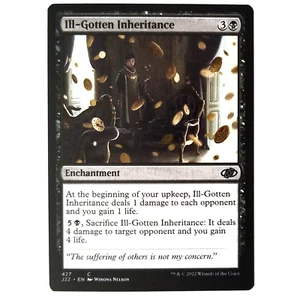 x4 Ill-Gotten Inheritance J22 Playset MTG M/NM Common Black Enchantment TCG CCG - Picture 1 of 3