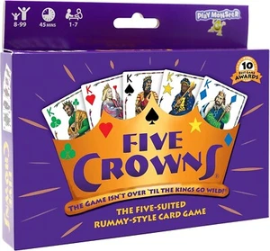 Five Crowns Five Suited Rummy Style Card Game By Set Enterprises Sealed - Picture 1 of 5