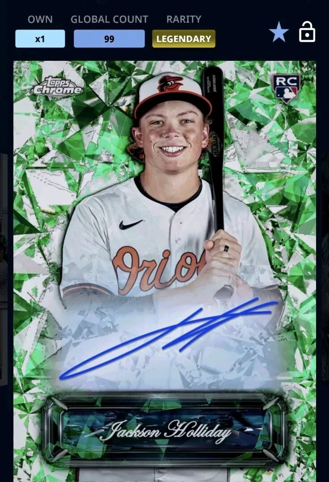 Topps Bunt DIGITAL - Sapphire Selection '24 - Holliday Green Signature /99 - Image 1 of 1
