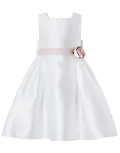 Monsoon Occasion Dress Size 6 Years Pearl Duchess Brisal Flower Girl Ivory White - Picture 1 of 3